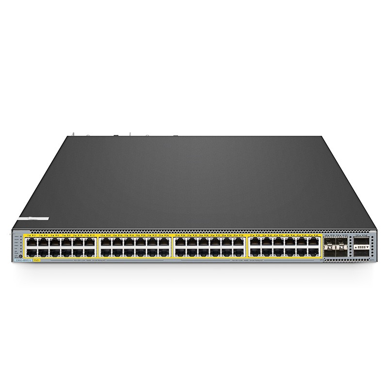 S5860-48MG-U, 48-Port Ethernet L3 PoE++ Switch, 48 x 5GBASE-T/Multi-Gigabit Ports, 4 x 25Gb SFP28, with 2 x 40Gb QSFP+ U