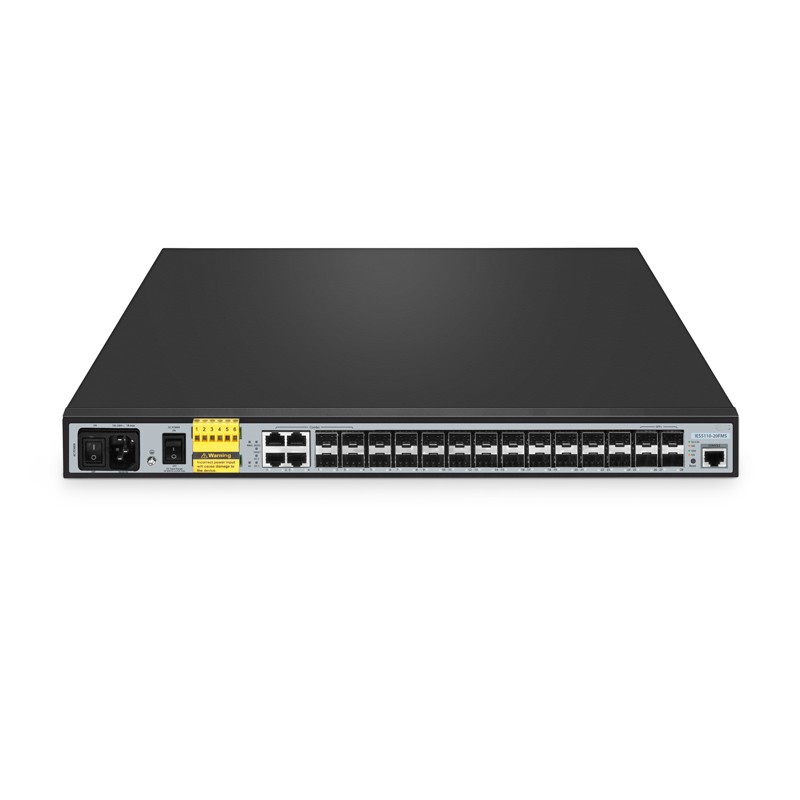 IES5110-20FMS, 20-Port Ethernet L3 Managed Industrial Switch, 10 x 1Gb SFP, 10 x 1/2.5Gb SFP, with 4 x Gigabit RJ45/SFP 
